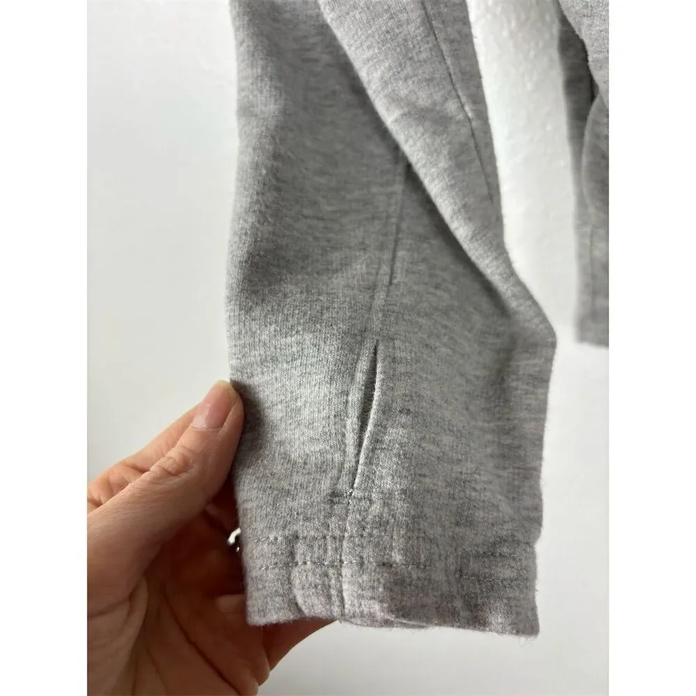 Zyia Combo Active Heather Gray Quilted Pullover Hoodie Size Women's Small - Picture 6 of 7